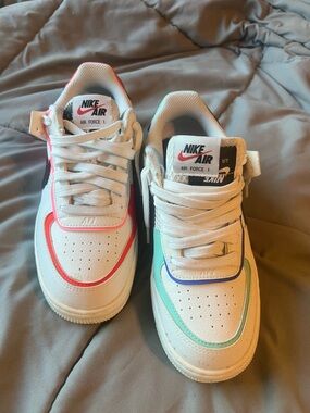 Nike Air Force 1 Low White Multicolor Trim